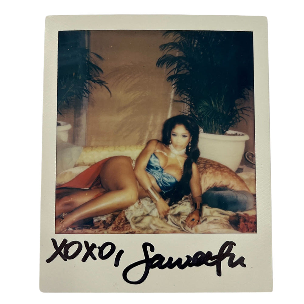 Signed Saweetie Polaroid